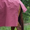 Unlined Burgundy Bogong Rug